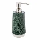 Set accessori da bagno moderni in marmo verde screziato Bombei Viadurini