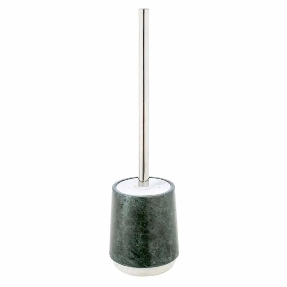 Set accessori da bagno moderni in marmo verde screziato Bombei Viadurini