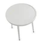 Set di 2 Poltrone con Tavolino in Alluminio di Diverse Finiture - Souvenir Viadurini