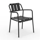 Set di 2 Poltrone da Giardino Realizzate Interamente in Alluminio - Risplendente Viadurini