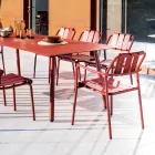 Set di 2 Poltrone da Giardino Realizzate Interamente in Alluminio - Risplendente Viadurini