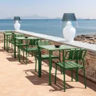 Set di 2 Sedie da Giardino Realizzate Interamente in Alluminio - Risplendente Viadurini