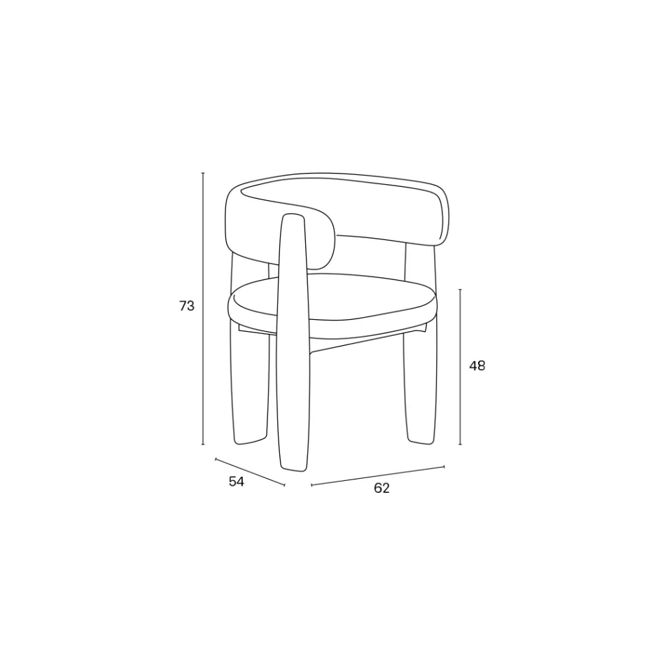 Set di 4 Sedie da Pranzo in Legno Massello di Design Made in Italy - Cilene Viadurini