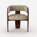 Set di 4 Sedie da Pranzo in Legno Massello di Design Made in Italy - Cilene