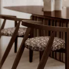 Set di 4 Sedie Moderne in Legno Massello di Alta Qualità Made in Italy - Vela Viadurini