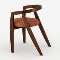 Set di 4 Sedie Moderne in Legno Massello di Alta Qualità Made in Italy - Elian
