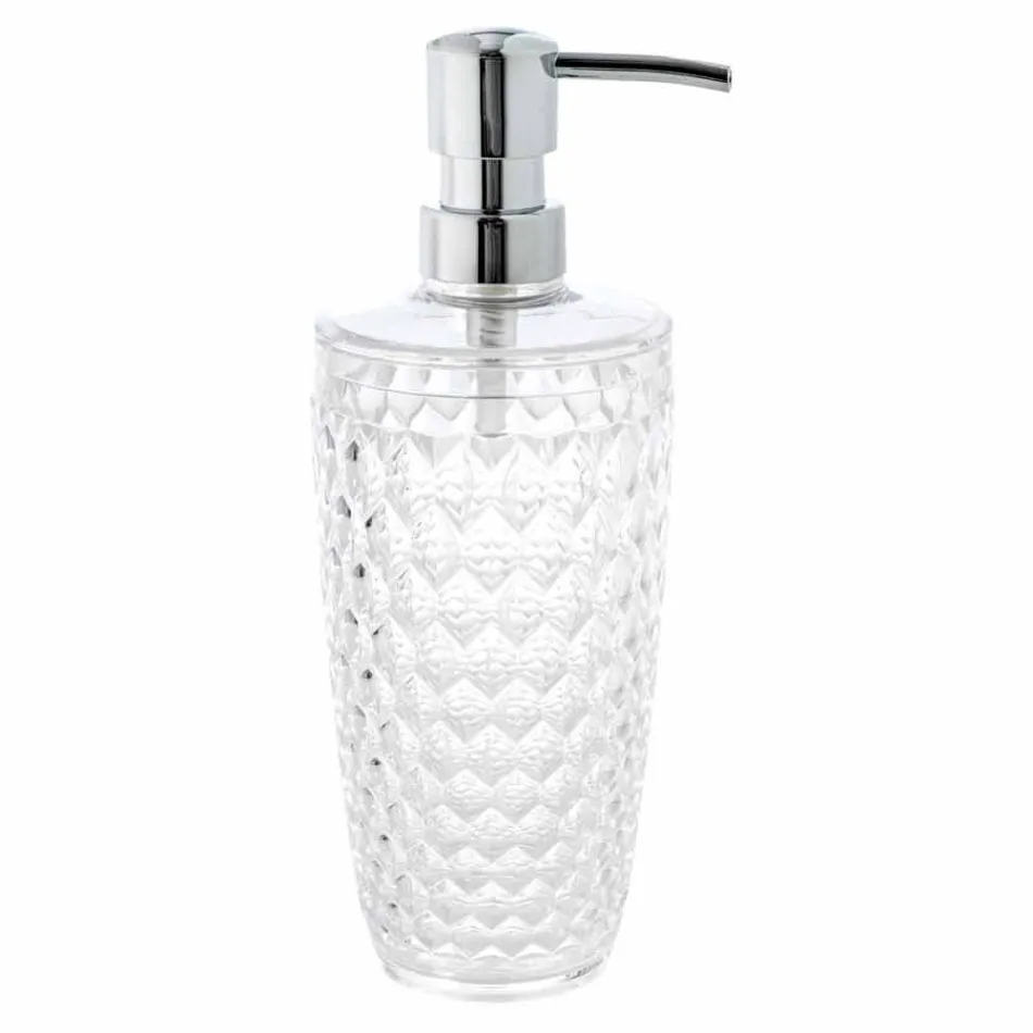 Set per bagno dispenser+bicchiere+portasapone moderno Netro Viadurini