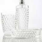 Set per bagno dispenser+bicchiere+portasapone moderno Netro Viadurini