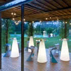 Sgabello alto colorato Slide Koncord design moderno prodotto in Italia Viadurini