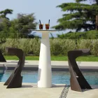 Sgabello alto colorato Slide Koncord design moderno prodotto in Italia Viadurini
