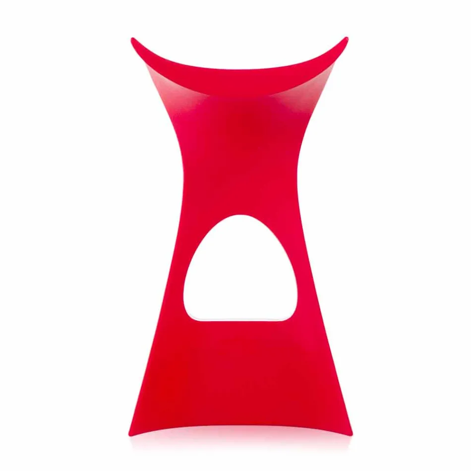 Sgabello alto colorato Slide Koncord design moderno prodotto in Italia Viadurini