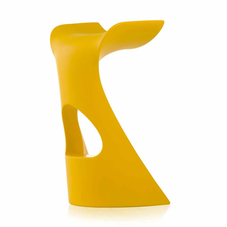 Sgabello alto colorato Slide Koncord design moderno prodotto in Italia Viadurini