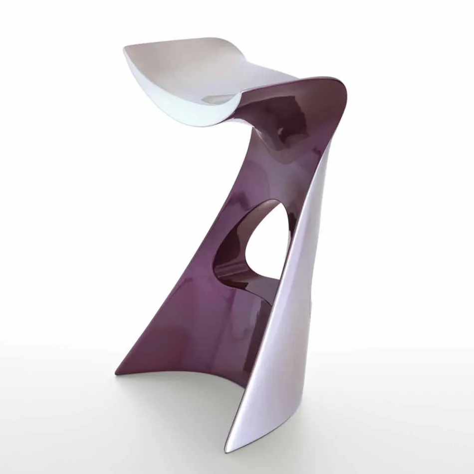 Sgabello Alto Design Moderno, in Polietilene - Koncord Next by Slide Viadurini