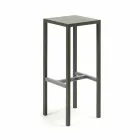 Sgabello Bar da Esterno in Metallo Verniciato a Polvere Made in Italy - Meone Viadurini
