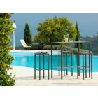 Sgabello Bar da Esterno in Metallo Verniciato a Polvere Made in Italy - Meone Viadurini