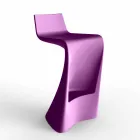 Sgabello bar per esterno design moderno Wing Vondom in polietilene Viadurini
