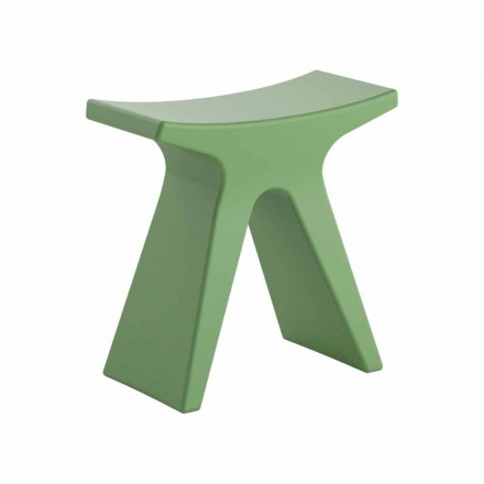 Sgabello Basso da Esterno in Polipropilene Made in Italy - Prue Viadurini