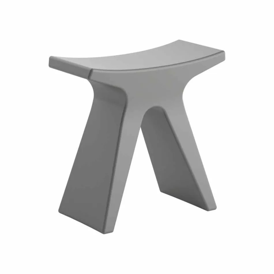 Sgabello Basso da Esterno in Polipropilene Made in Italy - Prue Viadurini