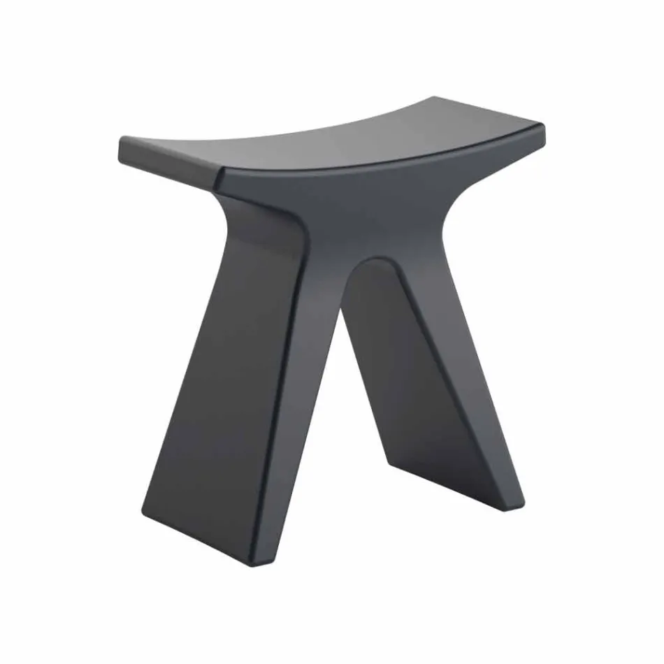 Sgabello Basso da Esterno in Polipropilene Made in Italy - Prue Viadurini