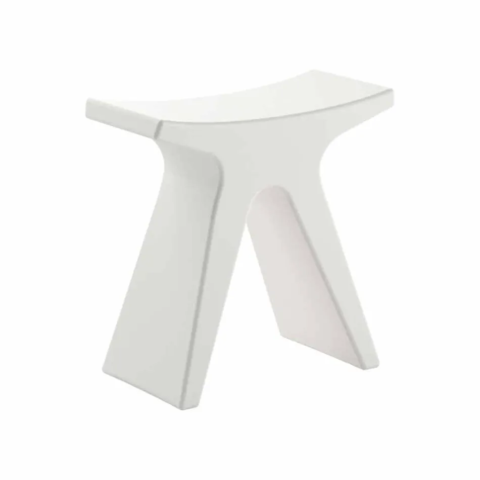 Sgabello Basso da Esterno in Polipropilene Made in Italy - Prue Viadurini