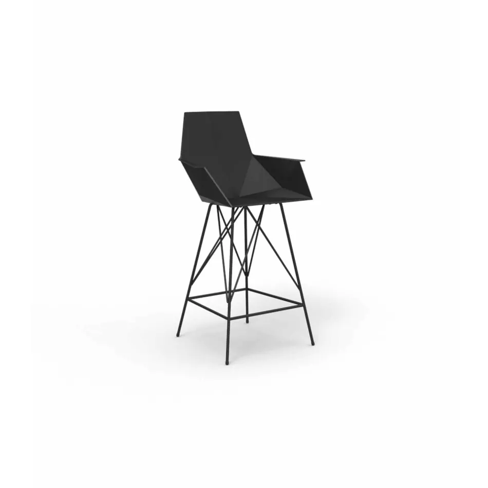 Sgabello con braccioli da giardino Faz Vondom, H 102 cm,design moderno Viadurini