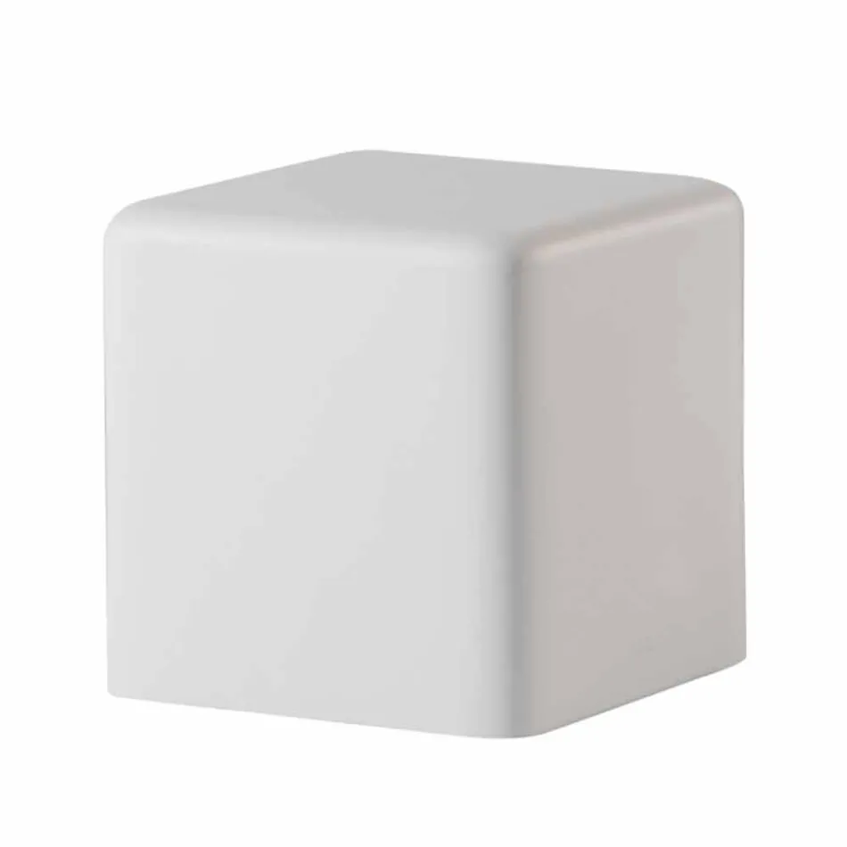 Sgabello cubo morbido poliuretano Slide Soft Cube di design made Italy Viadurini