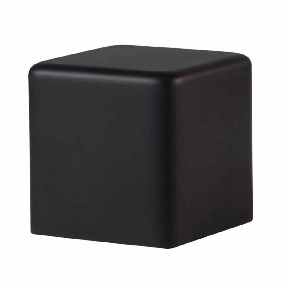 Sgabello cubo morbido poliuretano Slide Soft Cube di design made Italy Viadurini