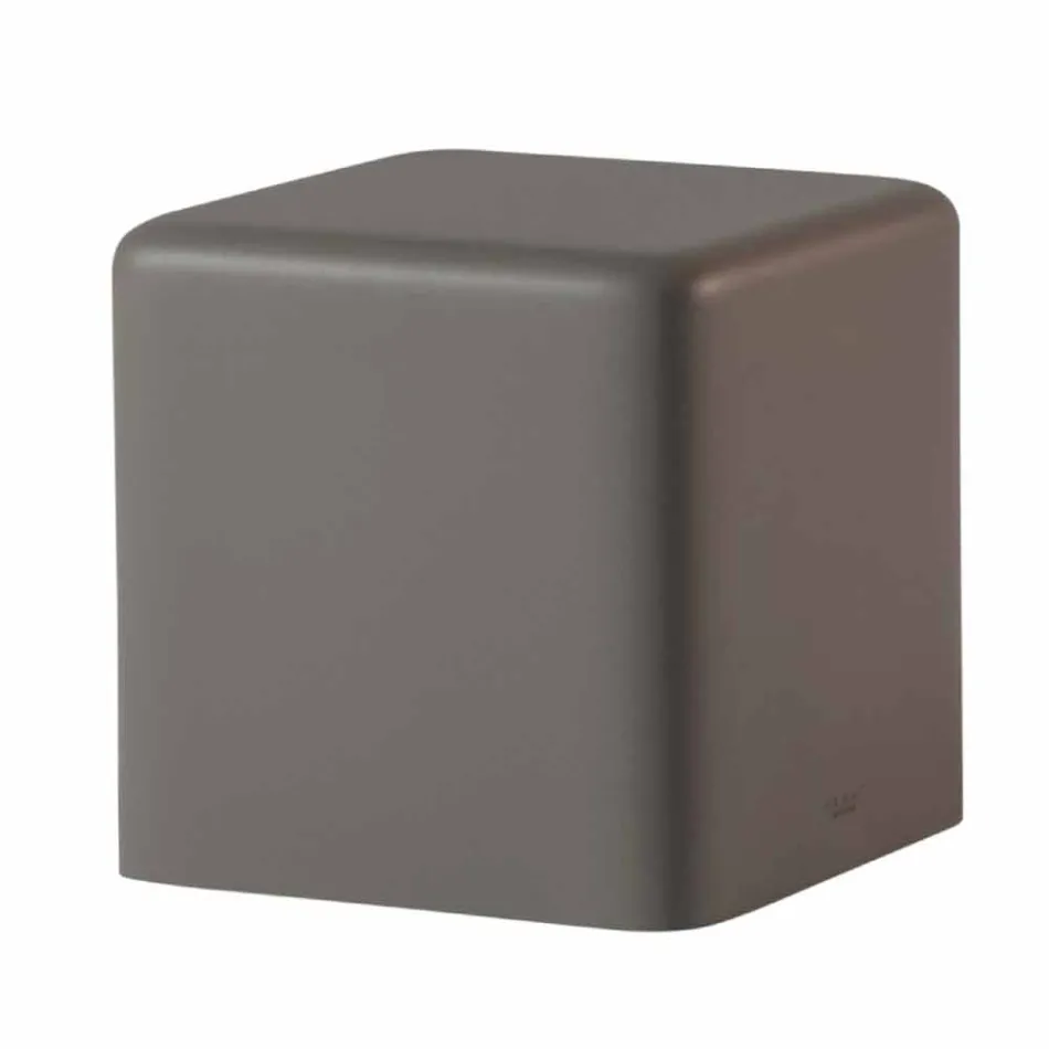 Sgabello cubo morbido poliuretano Slide Soft Cube di design made Italy Viadurini