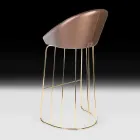 Sgabello da bar moderno 100% Made in Italy Dedo Viadurini