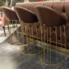 Sgabello da bar moderno 100% Made in Italy Dedo Viadurini