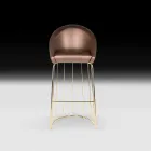 Sgabello da bar moderno 100% Made in Italy Dedo Viadurini
