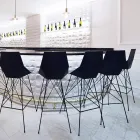 Sgabello da estermo H 102 cm Faz by Vondom in polipropilene e acciaio, 4 pezzi Viadurini