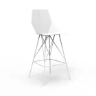 Sgabello da estermo H 102 cm Faz by Vondom in polipropilene e acciaio, 4 pezzi Viadurini