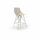 Sgabello da esterno H 111 cm Faz by Vondom in polipropilene e acciaio Viadurini