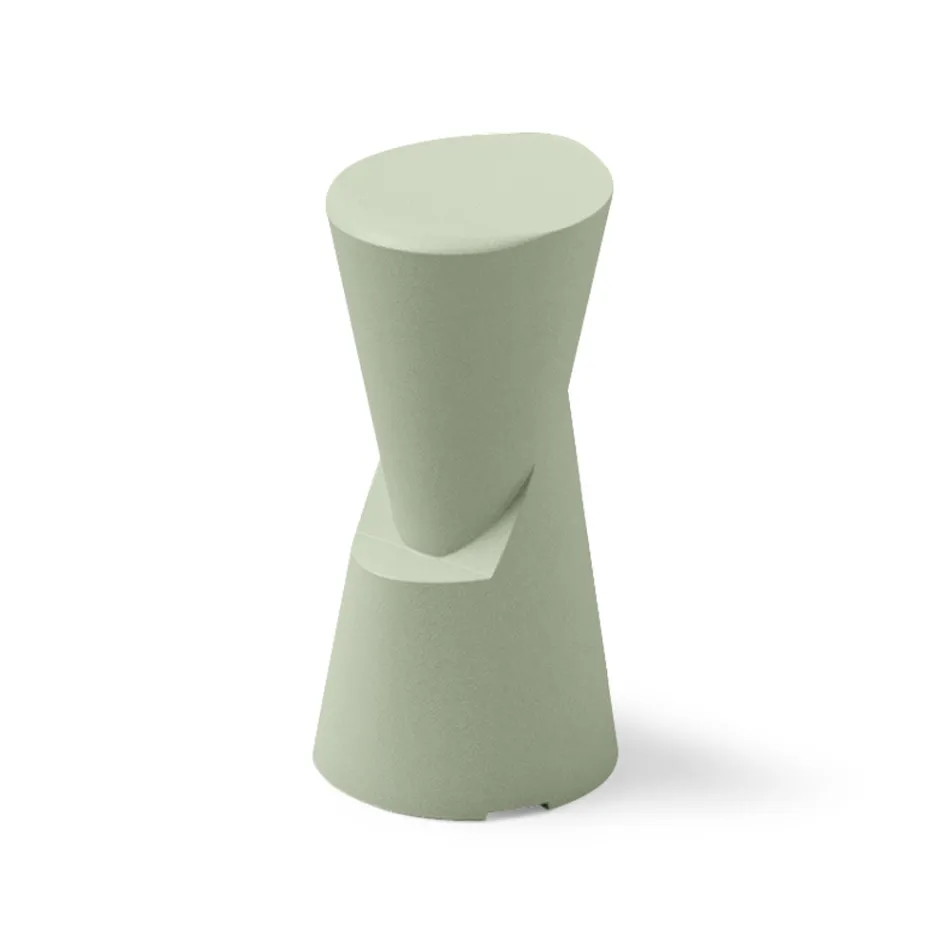 Sgabello da Esterno in Polietilene 7 Colorazioni Made in Italy - Cream  Viadurini