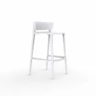 Sgabello da esterno moderno H 95 cm Africa by Vondom, in polipropilene Viadurini
