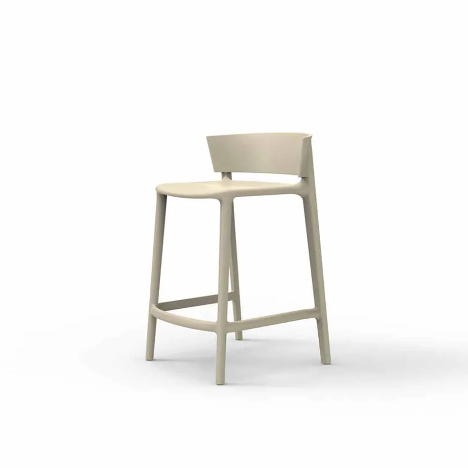 Sgabello da giardino Africa Vondom in polipropilene H 85 cm, di design Viadurini