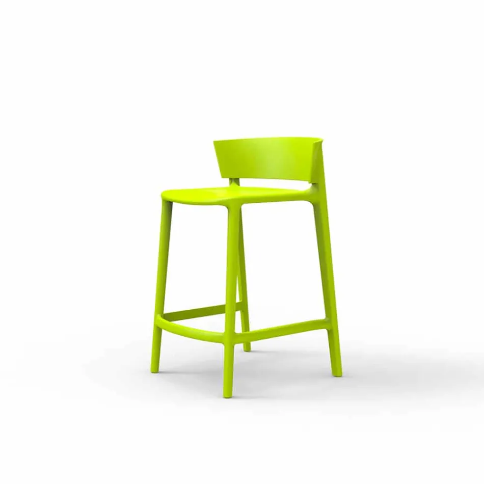 Sgabello da giardino Africa Vondom in polipropilene H 85 cm, di design Viadurini