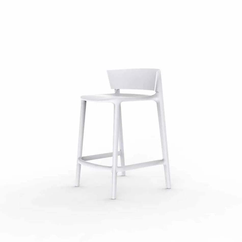 Sgabello da giardino Africa Vondom in polipropilene H 85 cm, di design Viadurini