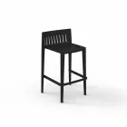 Sgabello da giardino impilabile H 97 cm in polipropilene Vondom Spritz Viadurini
