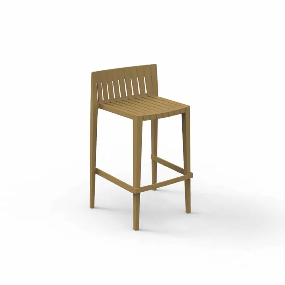 Sgabello da giardino impilabile H 97 cm in polipropilene Vondom Spritz Viadurini