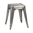 Sgabello da Interno e Esterno in Ferro Altezza 45 cm - Cancelleria Viadurini