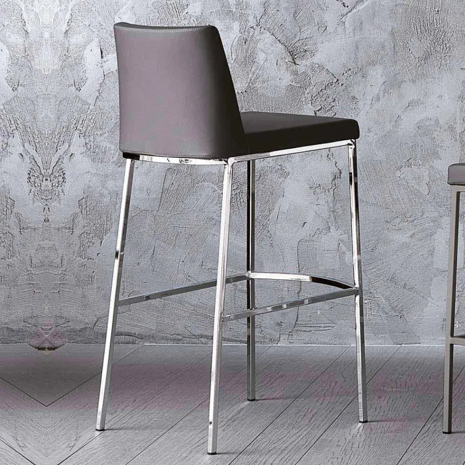 Sgabello di design per cucina o sala da pranzo Celine H80 Viadurini