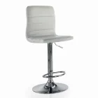 Sgabello Girevole con Schienale in Diverse Misure Made in Italy - Parma Viadurini