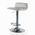Sgabello Girevole con Schienale in Diverse Misure Made in Italy - Parma