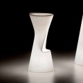 Sgabello Luminoso da Esterno in Polietilene con LED Made in Italy - Desmond