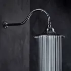 Soffione Classico in Acciaio con Braccio Doccia in Ottone Made in Italy - Jeko Viadurini