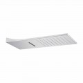 Soffione Doccia da Parete in Acciaio Inox Rettangolare Made in Italy - Netto