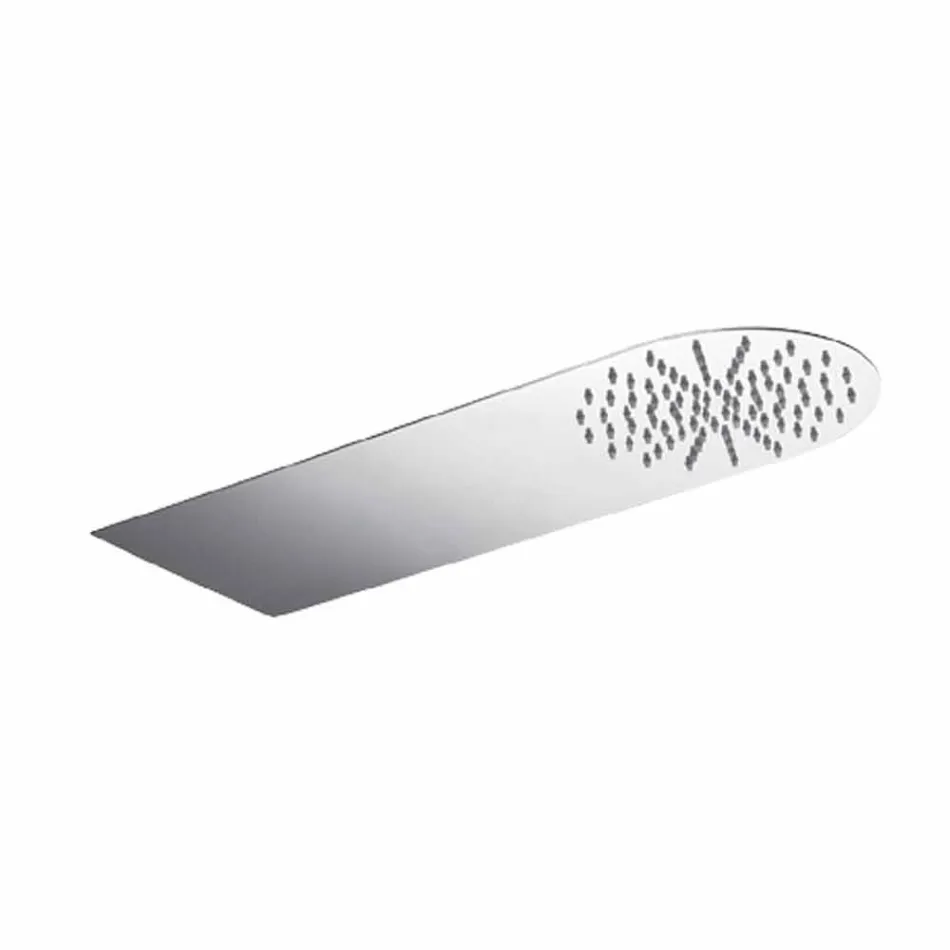 Soffione Doccia da Parete in Acciaio Ultraslim Moderno Made in Italy - Cassio Viadurini