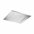 Soffione Doccia da Soffitto in Acciaio Inox con 3 Getti Made in Italy - Frido Viadurini